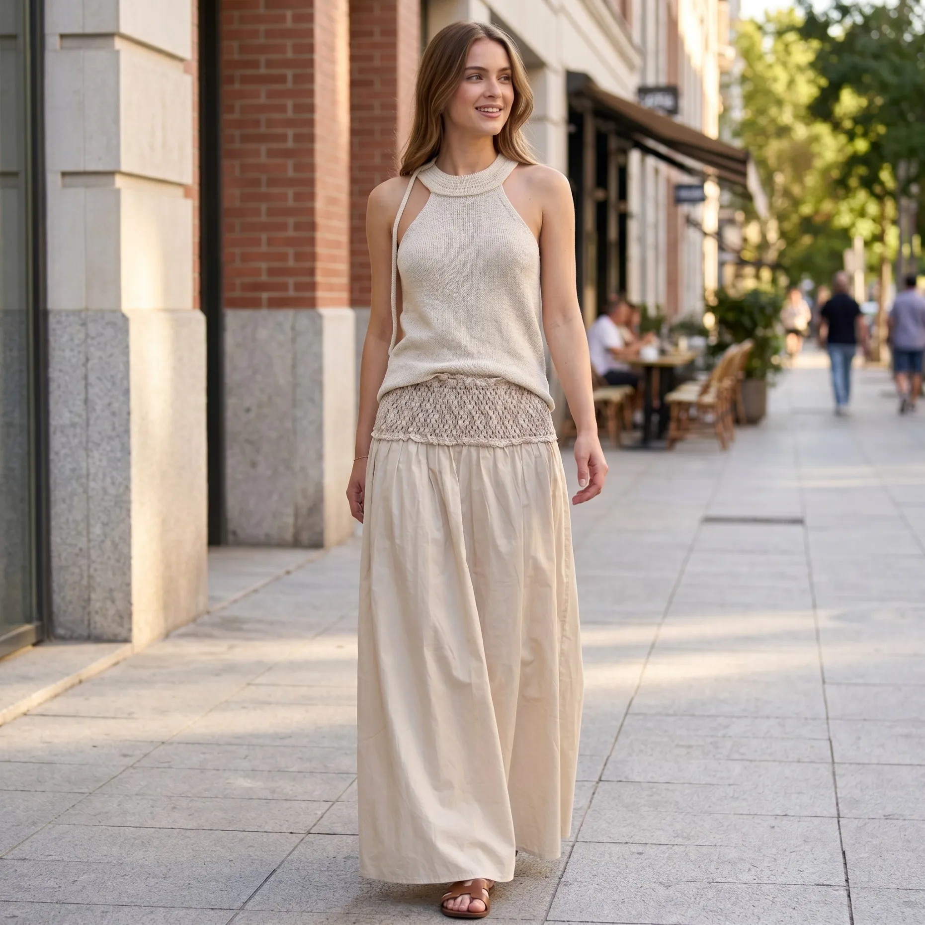 Women Fashion Skirt Daily Midi Wear Essential Tops for Women Casual Sleeveless Solid Color Daily Wea Elegant Ladies Skirt BC2213
Women Fashion Skirt Daily Midi Wear Essential Tops for Women Casual Sleeveless Solid Color Daily Wea Elegant Ladies Skirt BC2213