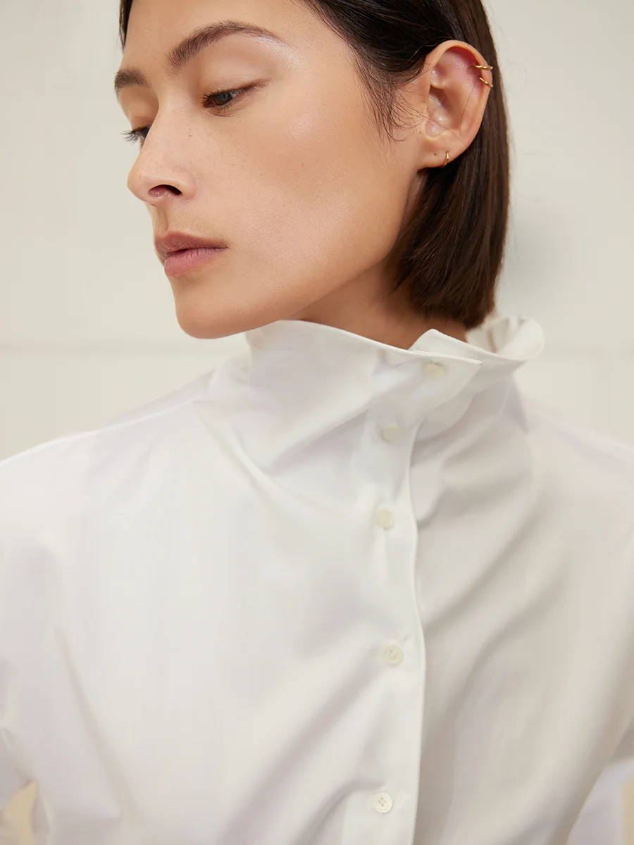 Женская повседневная дышащая рубашка свободного кроя из высококачественного хлопка PIMA с воротником Fibone и длинными рукавами
Женская повседневная дышащая рубашка свободного кроя из высококачественного хлопка PIMA с воротником Fibone и длинными рукавами