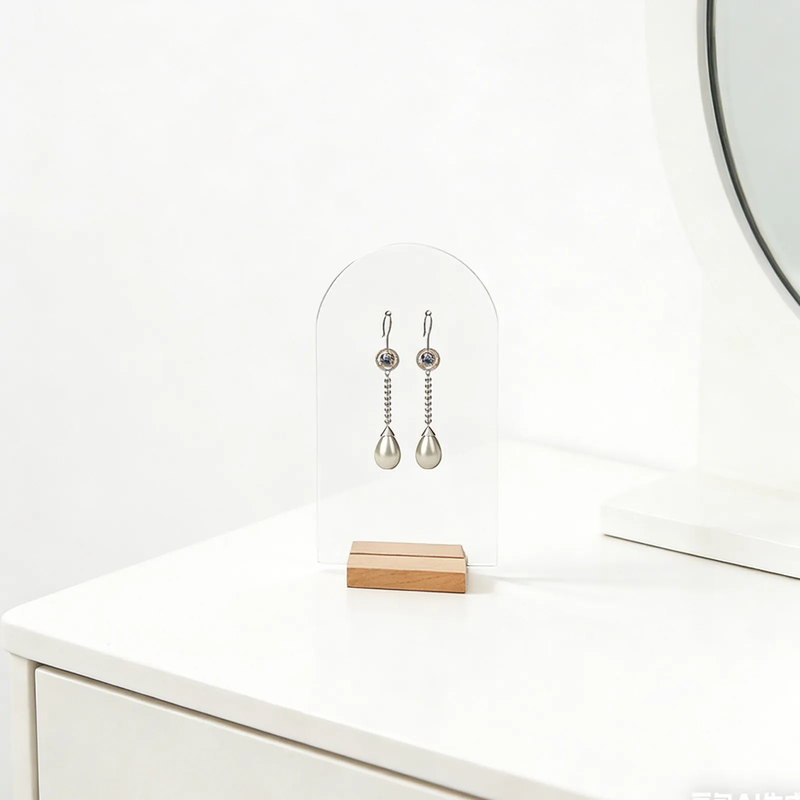 1Set Earring Display Stand Wooden Base Sturdy Jewelry Holder Organizer Countertop Delicate Earrings Display Rack for Retail and
1Set Earring Display Stand Wooden Base Sturdy Jewelry Holder Organizer Countertop Delicate Earrings Display Rack for Retail and