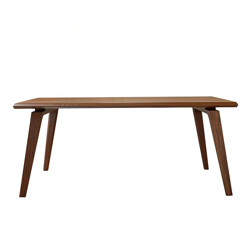 North American Black Walnut Large Dining Table Solid Wood Long Table Rectangular Household Dining Table and Chair
North American Black Walnut Large Dining Table Solid Wood Long Table Rectangular Household Dining Table and Chair