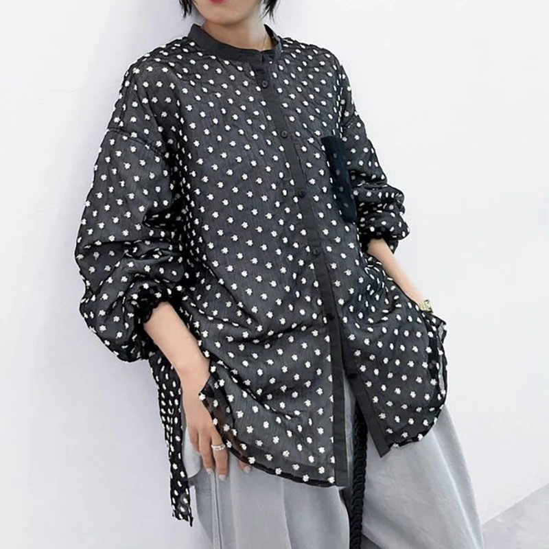 Elegant Embroidered Koi Fish Women's Shirt Spring 2026 Casual Loose Fit Long Sleeve Breathable Chiffon Versatile Lazy Style
Elegant Embroidered Koi Fish Women's Shirt Spring 2026 Casual Loose Fit Long Sleeve Breathable Chiffon Versatile Lazy Style