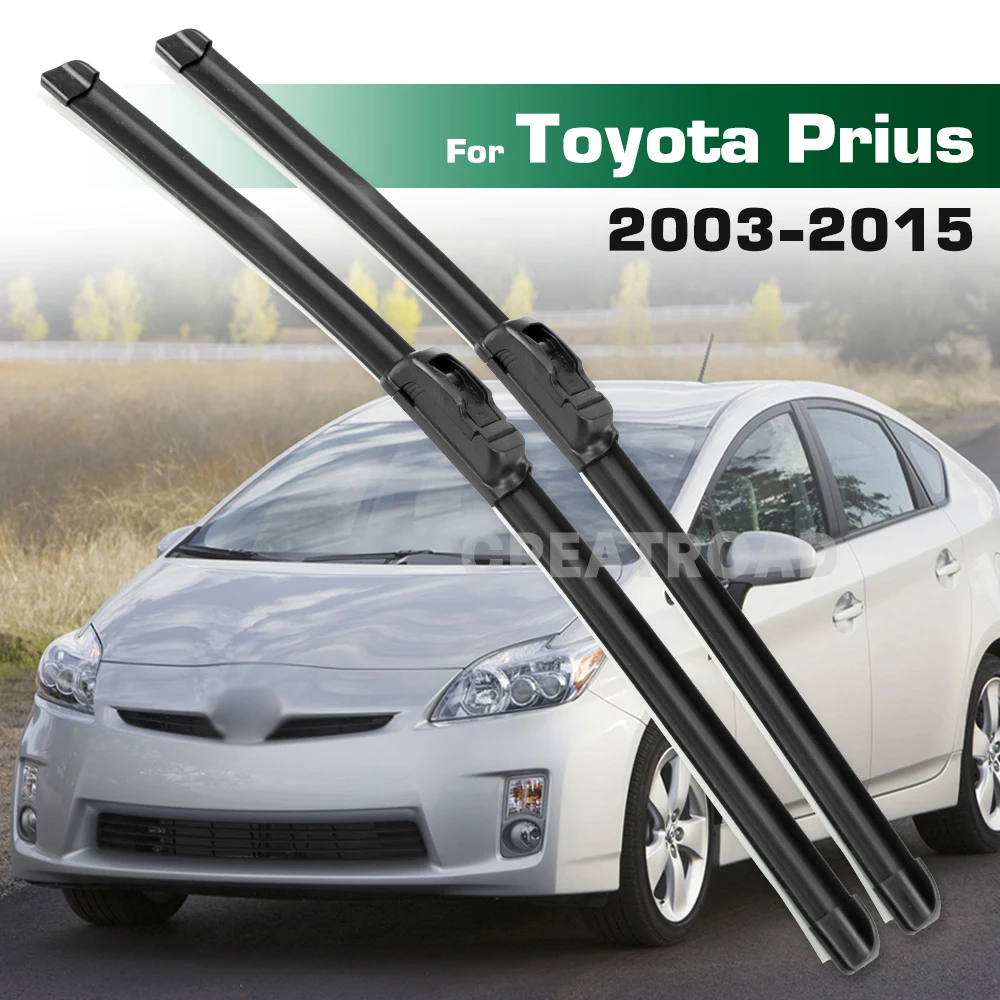 GREATROAD Wiper LHD&RHD Front Wiper Blades Set For Toyota Prius 2003 - 2015 Windshield Windscreen Window Brush 26"+16"
GREATROAD Wiper LHD&RHD Front Wiper Blades Set For Toyota Prius 2003 - 2015 Windshield Windscreen Window Brush 26"+16"