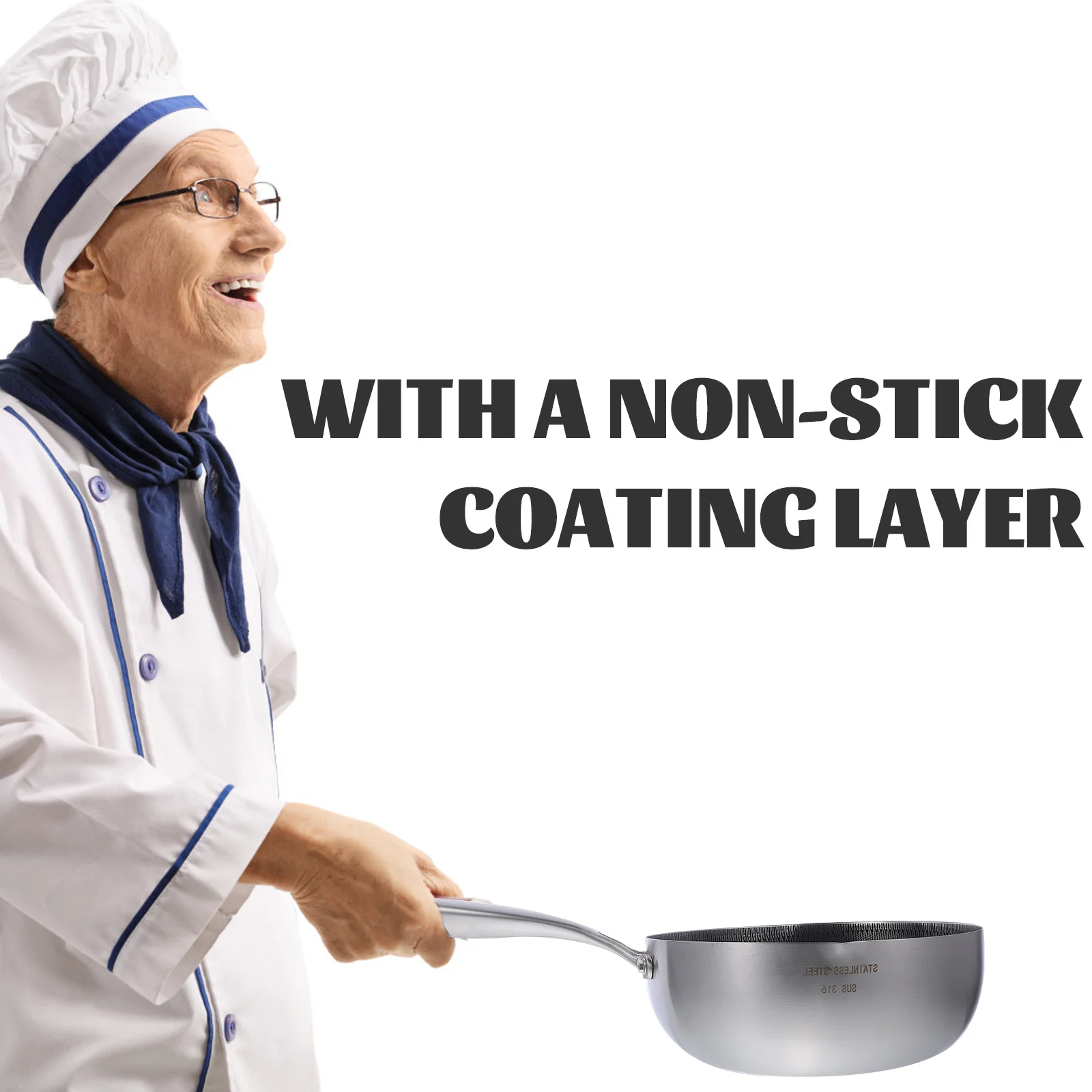Stainless Steel Saucepan Nonstick Honeycomb Coating Ergonomic Handle Heat Resistant Kitchen Cookware Cooking Household
Stainless Steel Saucepan Nonstick Honeycomb Coating Ergonomic Handle Heat Resistant Kitchen Cookware Cooking Household