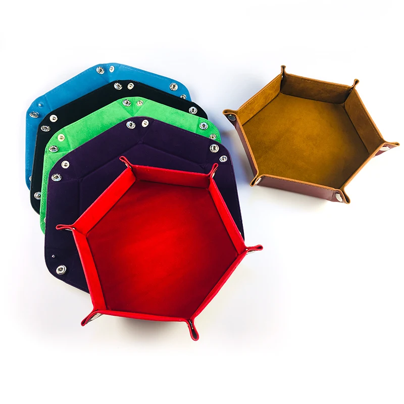 Аксессуары для настольных игр, лоток для кубиков, шестиугольный лоток для кубиков, лоток для сита, кожаный складной байковый лоток для хранения, счастливый
Аксессуары для настольных игр, лоток для кубиков, шестиугольный лоток для кубиков, лоток для сита, кожаный складной байковый лоток для хранения, счастливый