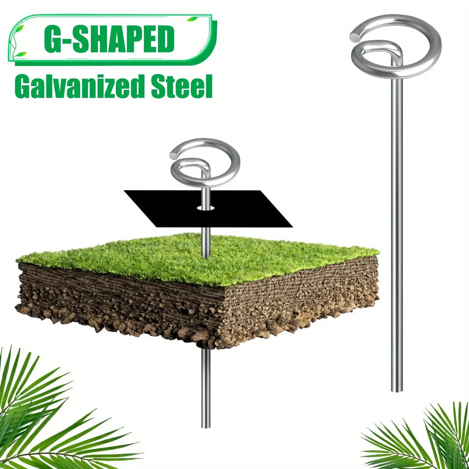 30pcs 15.2cm Landscape Fabric Tacks Rust-proof Galvanized Garden Tacks Outdoor Garden Weed Barrier Tacks
30pcs 15.2cm Landscape Fabric Tacks Rust-proof Galvanized Garden Tacks Outdoor Garden Weed Barrier Tacks