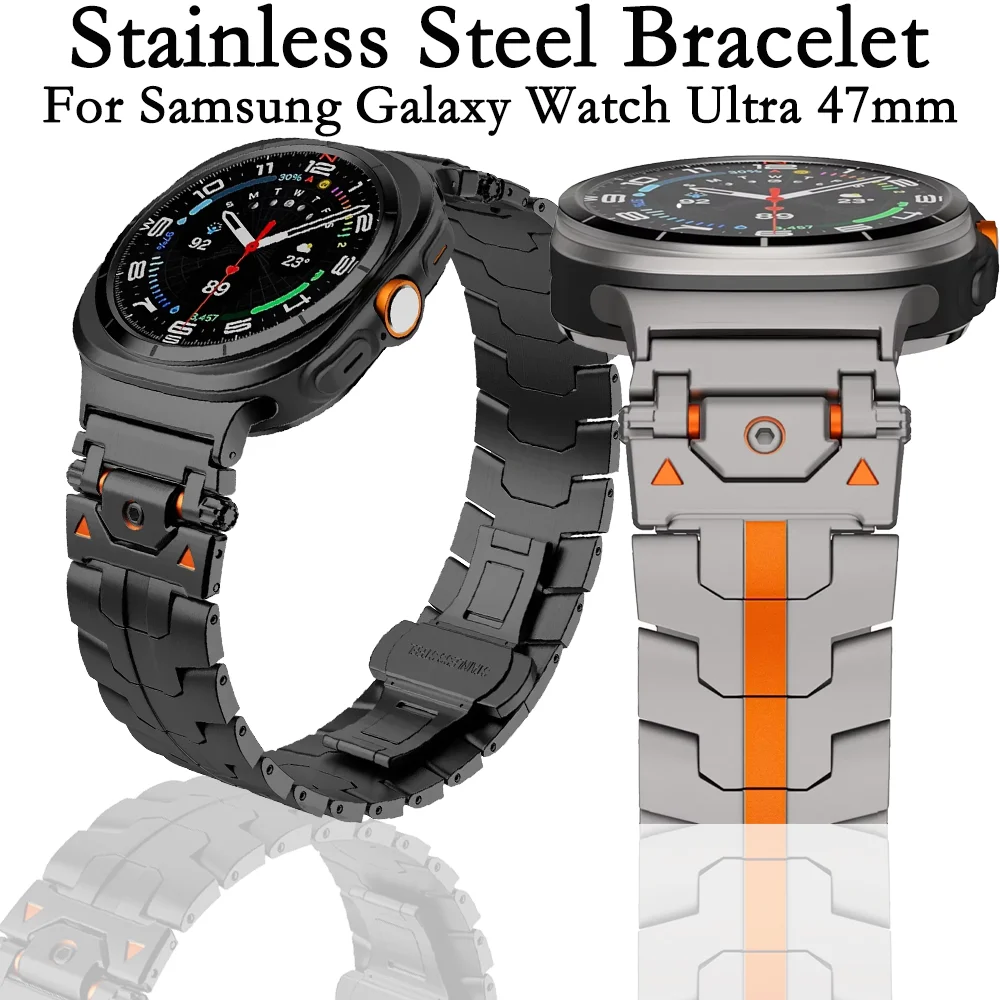 Metal Strap for Samsung Galaxy Watch Ultra 47mm Comfortable Stainless Steel Bracelet Band for Galaxy Watch 7 Ultra 47mm Correa
Metal Strap for Samsung Galaxy Watch Ultra 47mm Comfortable Stainless Steel Bracelet Band for Galaxy Watch 7 Ultra 47mm Correa
