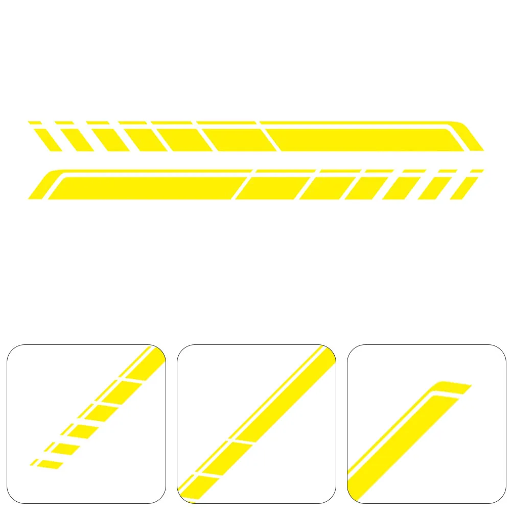 2pcs Yellow Stripe Car Body Stickers Decals for Truck Styling Vinyl Decorative Side Panels Anti Fade Peel
2pcs Yellow Stripe Car Body Stickers Decals for Truck Styling Vinyl Decorative Side Panels Anti Fade Peel