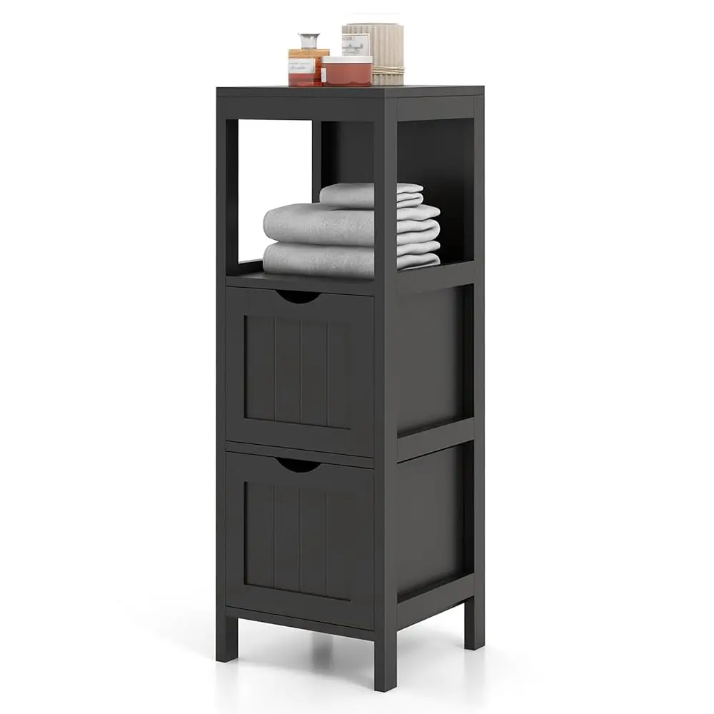 Bathroom Cabinet, Narrow Storage Cabinet With 2 Removable Drawers, Freestanding Floor Cabinet With Anti-Toppling Devices,
Bathroom Cabinet, Narrow Storage Cabinet With 2 Removable Drawers, Freestanding Floor Cabinet With Anti-Toppling Devices,