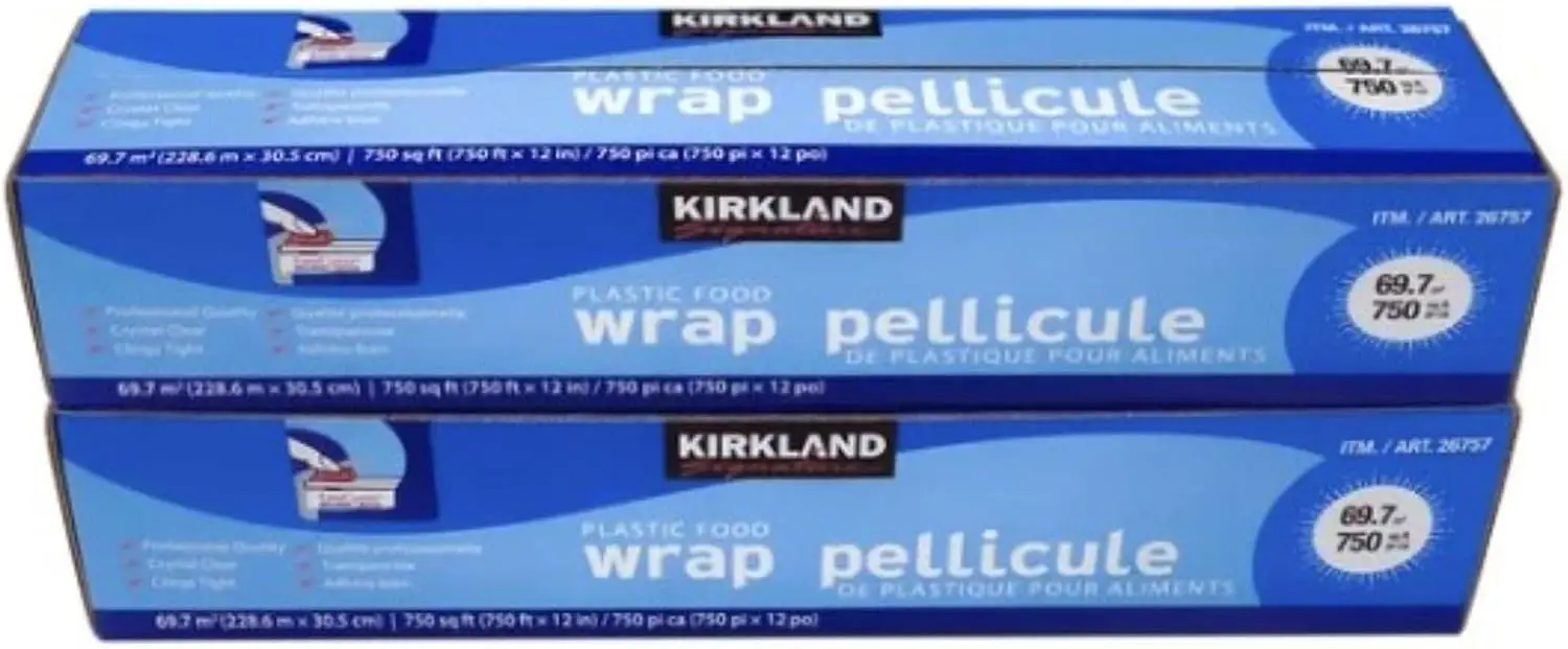 Stretch Tite Plastic Food Wrap 2 Packs 750 Square Feet Clear Kitchen Storage
Stretch Tite Plastic Food Wrap 2 Packs 750 Square Feet Clear Kitchen Storage