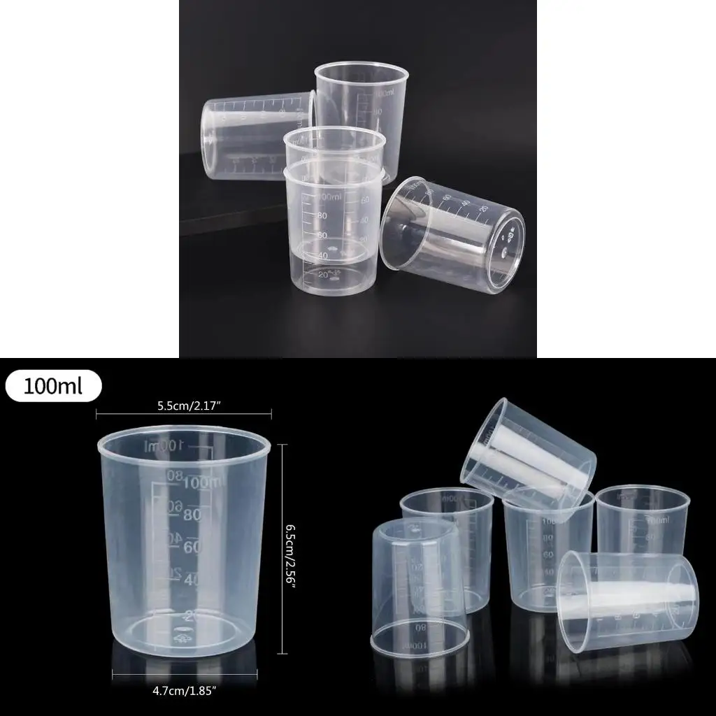 Practical Clear Measuring Cups Tool 100 8oz Suit for Epoxy Resin Mixing Molds Jewelry Making Waxing Easy Clean
Practical Clear Measuring Cups Tool 100 8oz Suit for Epoxy Resin Mixing Molds Jewelry Making Waxing Easy Clean