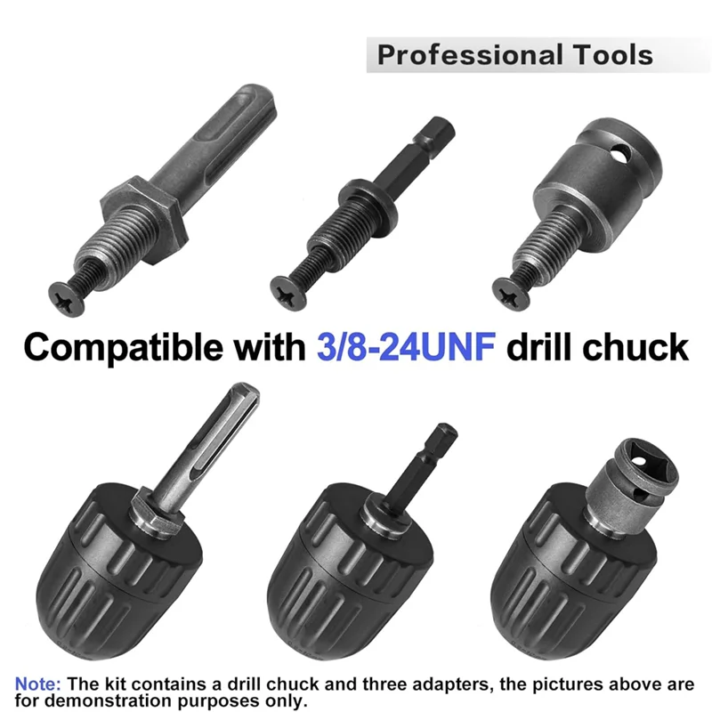 A26F-0.8-10Mm Keyless Drill Chuck Adapter 1/4"Hex Shank Lock Key 1/2" Socket Square Adapter, Drill Chuck Forimpact Driver
A26F-0.8-10Mm Keyless Drill Chuck Adapter 1/4"Hex Shank Lock Key 1/2" Socket Square Adapter, Drill Chuck Forimpact Driver