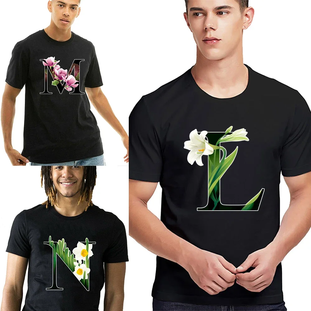 Summer Tee Flower Color Short Sleeve T Shirt for Men Print T-shirt Casual Man Short Sleeve Clothing Fashion O-neck Pullover Tops
Summer Tee Flower Color Short Sleeve T Shirt for Men Print T-shirt Casual Man Short Sleeve Clothing Fashion O-neck Pullover Tops