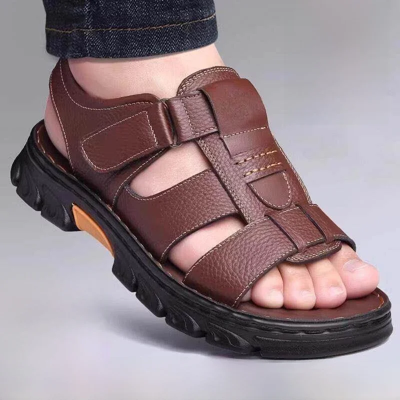 Casual Summer Men's Sandals Driving Beach Shoes Trendy Slippers Breathable Synthetic Leather Upgraded Comfortable Slip-On San...
Casual Summer Men's Sandals Driving Beach Shoes Trendy Slippers Breathable Synthetic Leather Upgraded Comfortable Slip-On San...