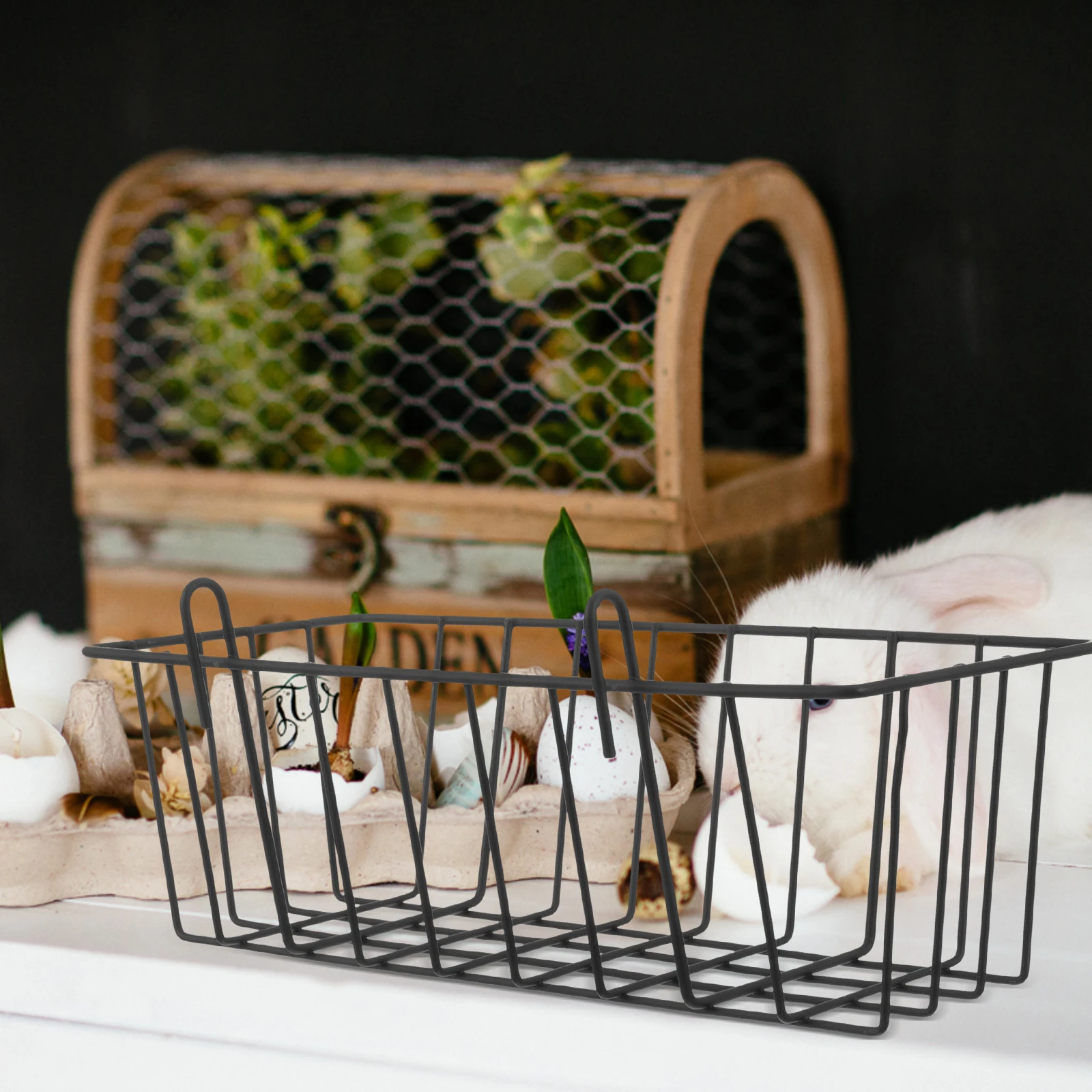 2 Pcs Rabbit Hay Feeder Holder for Rabbits Bunny Metal Chinchilla Container Hanging
2 Pcs Rabbit Hay Feeder Holder for Rabbits Bunny Metal Chinchilla Container Hanging
