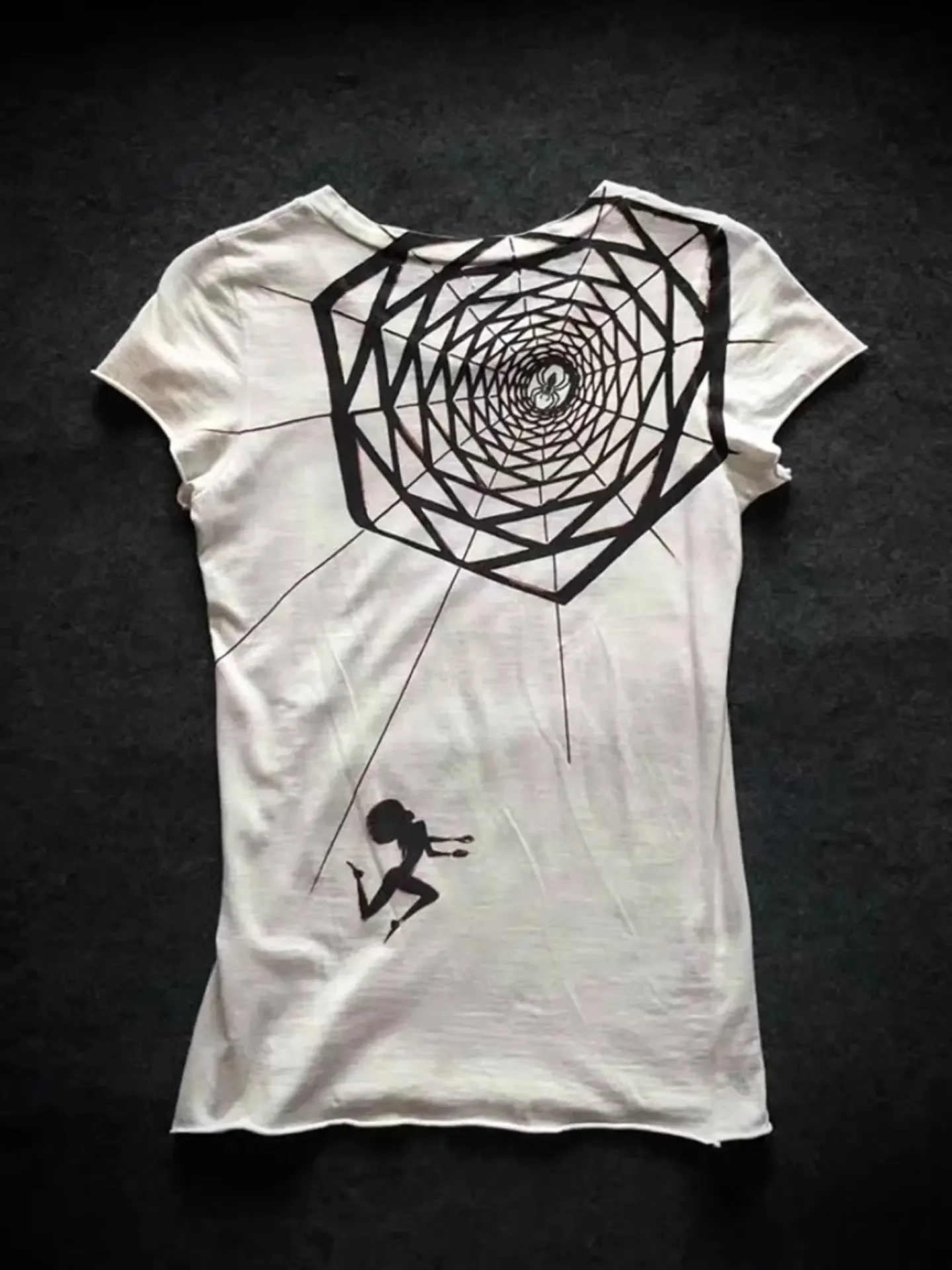 LGB Visual Short Sleeve Gothic Cobweb Print Pattern Print T-Shirt
LGB Visual Short Sleeve Gothic Cobweb Print Pattern Print T-Shirt