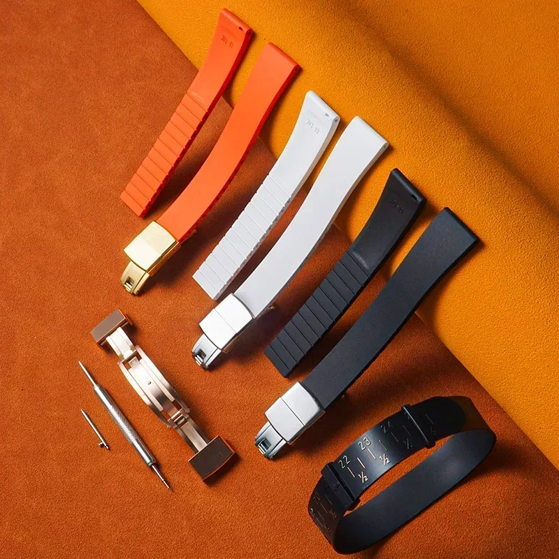 CTS Fluororubber Watch Strap 18 19 20 21 22mm High Quality Quick Release folding BuckleWatch Bands FKM Strap For Cut To Size
CTS Fluororubber Watch Strap 18 19 20 21 22mm High Quality Quick Release folding BuckleWatch Bands FKM Strap For Cut To Size