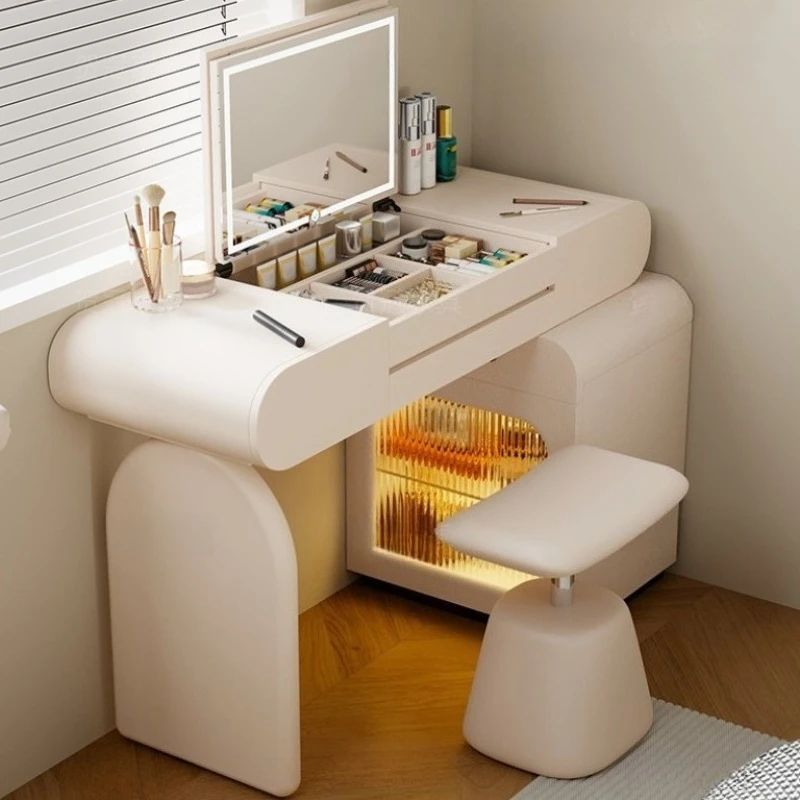 Мебель для спальни, домашний женский туалетный столик с подсветкой и зеркалом, табурет для макияжа, столик для макияжа, туалетный столик с ящиками, парикмахерская
Мебель для спальни, домашний женский туалетный столик с подсветкой и зеркалом, табурет для макияжа, столик для макияжа, туалетный столик с ящиками, парикмахерская