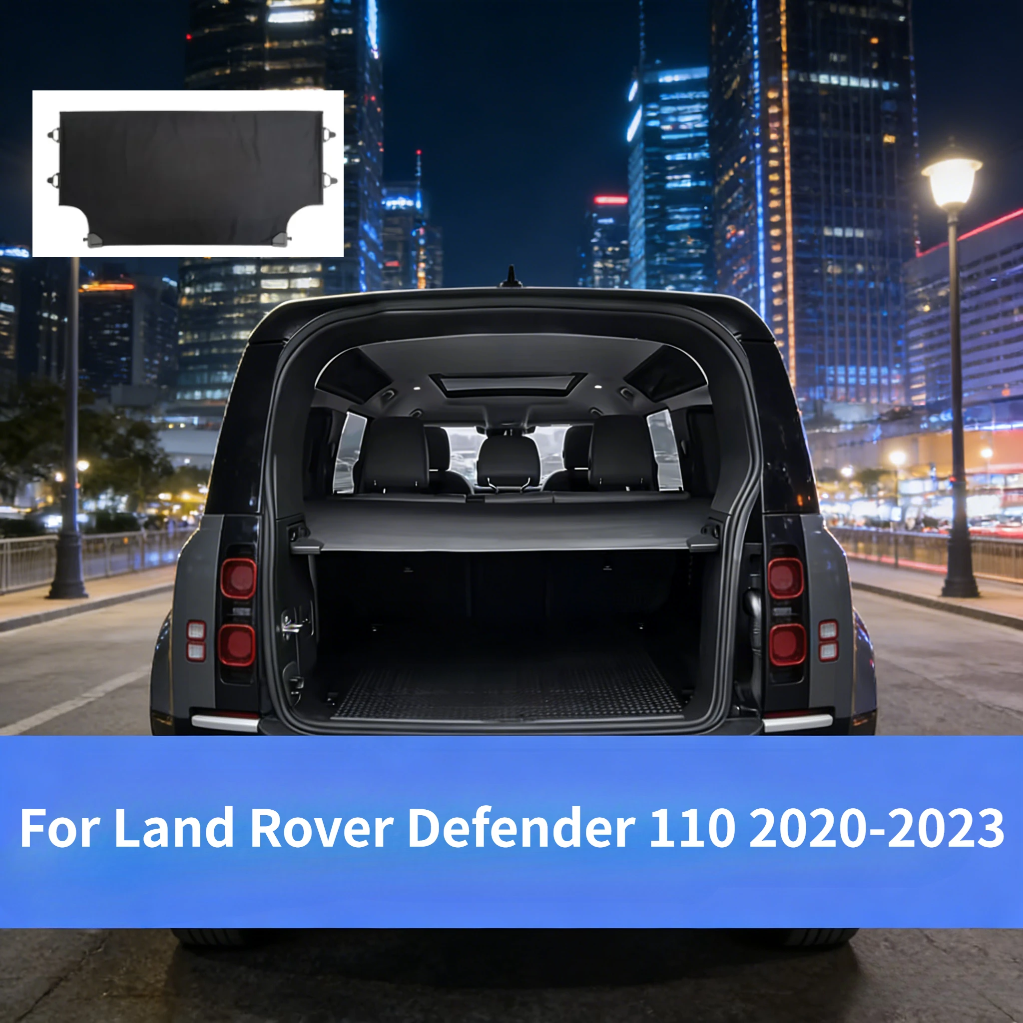 Car Rear Trunk Curtain Cargo Cover Storage Bag Net Oxford Cloth Stowing Tidying for Land Rover Defender 110 2020-2023
Car Rear Trunk Curtain Cargo Cover Storage Bag Net Oxford Cloth Stowing Tidying for Land Rover Defender 110 2020-2023