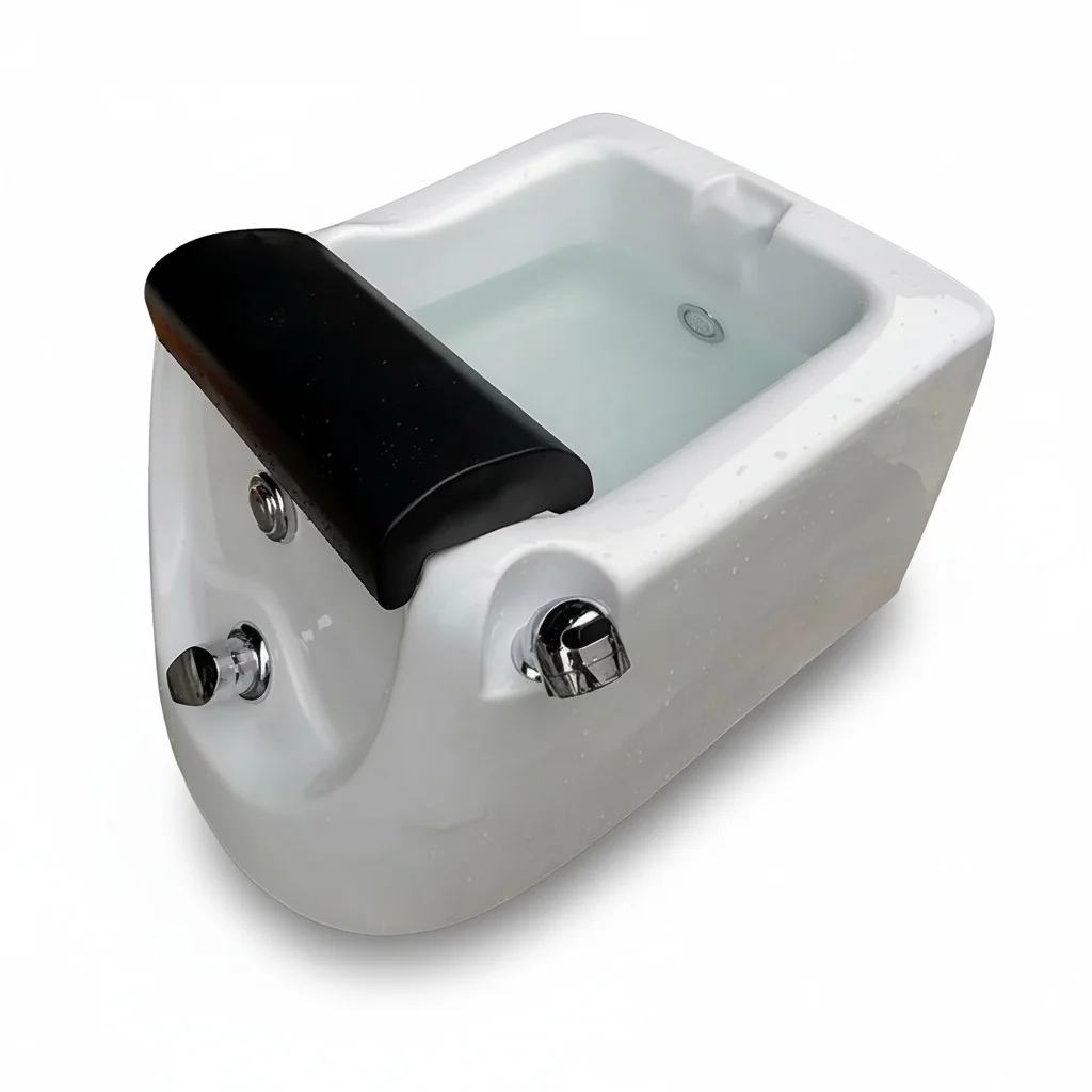 White Ceramic Foot Bath, 45x45x21cm Foot Massage Basin, Premium Quality Portable Pedicure SPA Tub for Beauty Salon and Home
White Ceramic Foot Bath, 45x45x21cm Foot Massage Basin, Premium Quality Portable Pedicure SPA Tub for Beauty Salon and Home
