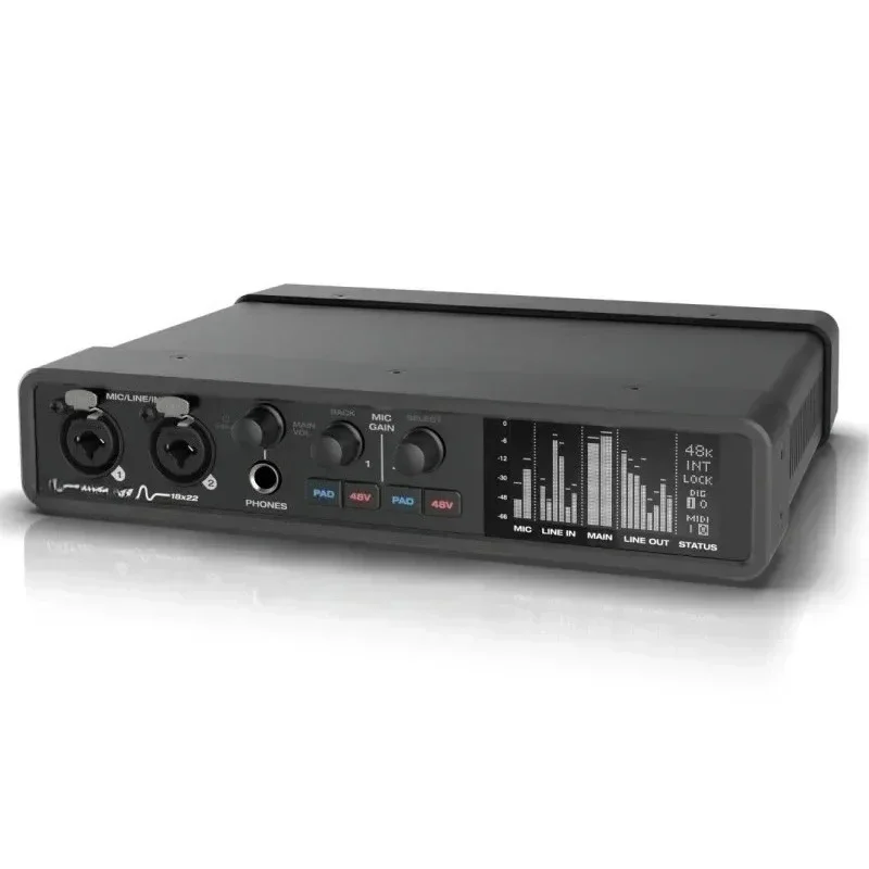 Professional USB Audio Interface MOTU Ultralite Mk5 Ultra-low Latency for Mobile Recording and Live Mixing
Professional USB Audio Interface MOTU Ultralite Mk5 Ultra-low Latency for Mobile Recording and Live Mixing