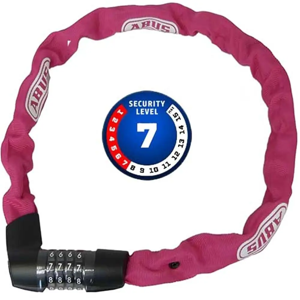 Combination Lock, Made of Hardened Steel, 7 mm Square Chain, Security Level 7
Combination Lock, Made of Hardened Steel, 7 mm Square Chain, Security Level 7