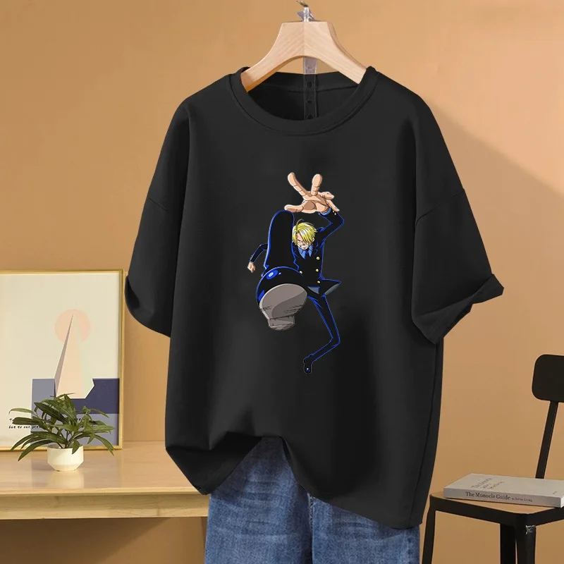 Anime ONE PIECE T-shirt Sanji Printed T-shirt Leisure Sports Street Men's and Women's T-shirt
Anime ONE PIECE T-shirt Sanji Printed T-shirt Leisure Sports Street Men's and Women's T-shirt