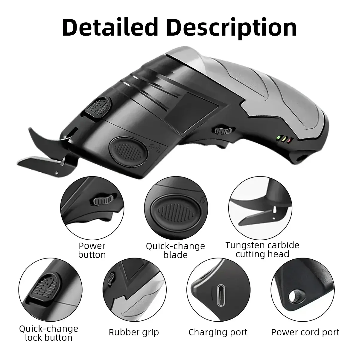 Electric Fabric Scissors, Professional Cloth Cutting Shears, Cordless Rechargeable Scissors for Sewing, Crafts, Quilting, Tailor
Electric Fabric Scissors, Professional Cloth Cutting Shears, Cordless Rechargeable Scissors for Sewing, Crafts, Quilting, Tailor
