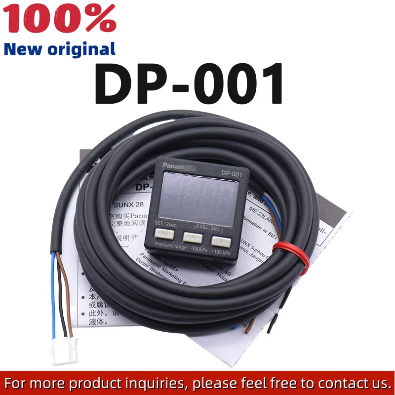 100% new original DP-001 NPN digital display vacuum pressure sensor barometer More products welcome to consult
100% new original DP-001 NPN digital display vacuum pressure sensor barometer More products welcome to consult
