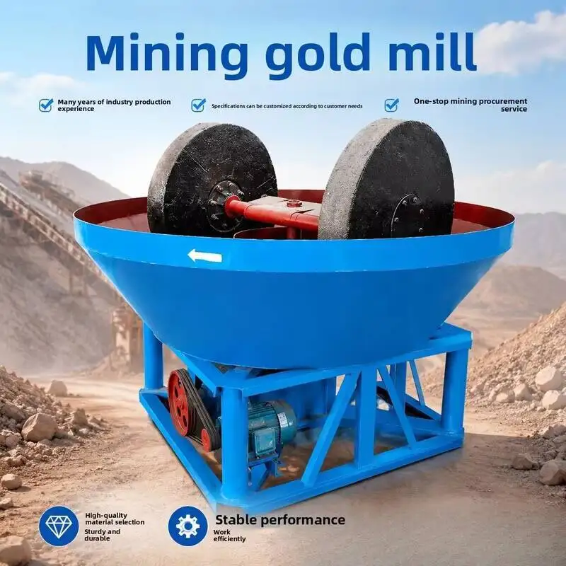 Wheel Wet Grinding Mining Gold And Silver Prospecting Electric Mill Double Panning Machine Sand Selection Metal Ore Crushing
Wheel Wet Grinding Mining Gold And Silver Prospecting Electric Mill Double Panning Machine Sand Selection Metal Ore Crushing