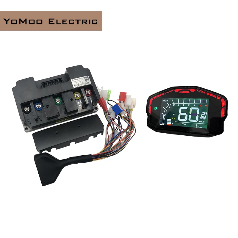 Fardriver ND72260 48V-72V DC 80A Peak Phase 260A 1KW-2KW BLDC PMSM Sine Wave Motor Controller with DKD Display for Electric Bike
Fardriver ND72260 48V-72V DC 80A Peak Phase 260A 1KW-2KW BLDC PMSM Sine Wave Motor Controller with DKD Display for Electric Bike