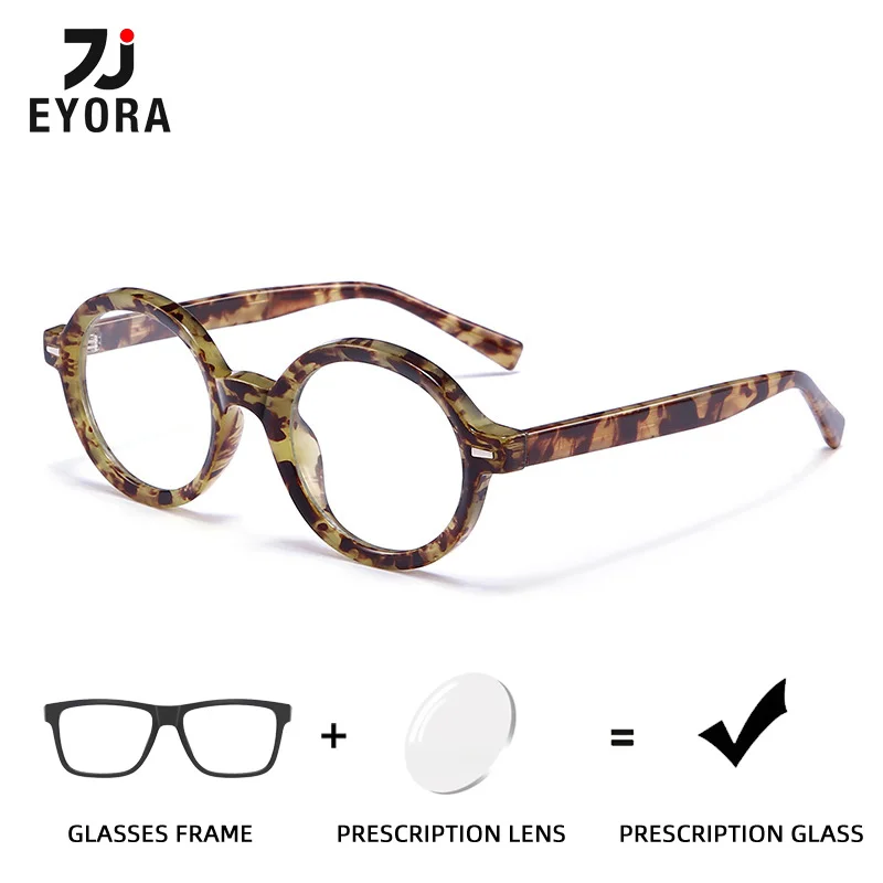 EYORA TR90 Vintage Round Reading Glasses Anti Blue Ray Myopia Eyewear Photochromic Progressive Prescription Optical Eyeglasses
EYORA TR90 Vintage Round Reading Glasses Anti Blue Ray Myopia Eyewear Photochromic Progressive Prescription Optical Eyeglasses