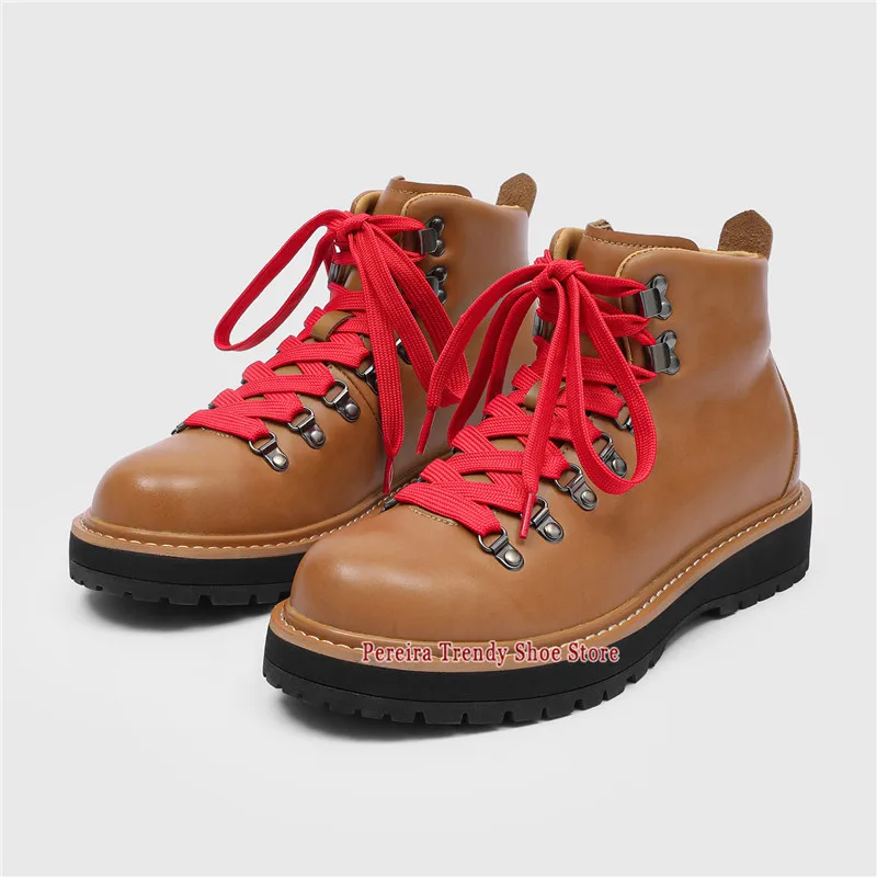Brown Suede Platform Motorcycle Boots for Men Retro Thick Soled Round Toe Lace-Up Ankle Boots Autumn Winter New Men's Shoes
Brown Suede Platform Motorcycle Boots for Men Retro Thick Soled Round Toe Lace-Up Ankle Boots Autumn Winter New Men's Shoes