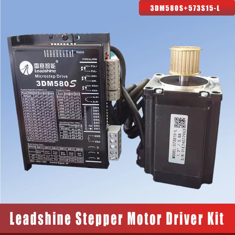 High Performance Leadshine 57 Stepper Motor and 3DM580S Driver for Carving Machines
High Performance Leadshine 57 Stepper Motor and 3DM580S Driver for Carving Machines