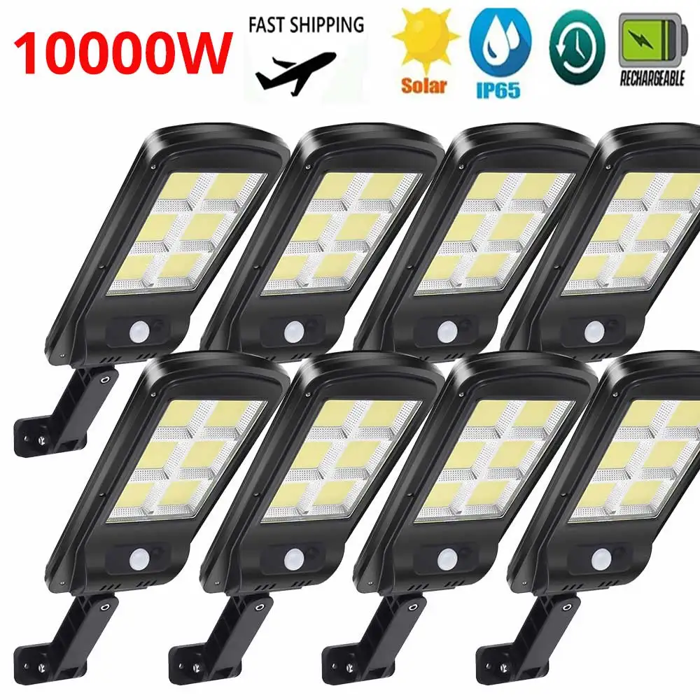 10000W 8PCS Solar Lamp Outdoor Lighting Garden Lights Motion Sensor Street Light Waterproof Pool Lantern Solar Spotlights
10000W 8PCS Solar Lamp Outdoor Lighting Garden Lights Motion Sensor Street Light Waterproof Pool Lantern Solar Spotlights
