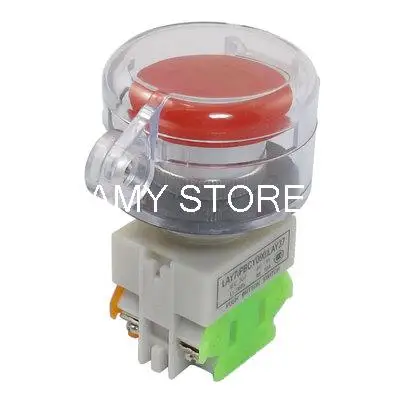 AC 660V 10A 22mm Red Mushroom Momentary Push Button Switch NO/NC With Cover
AC 660V 10A 22mm Red Mushroom Momentary Push Button Switch NO/NC With Cover