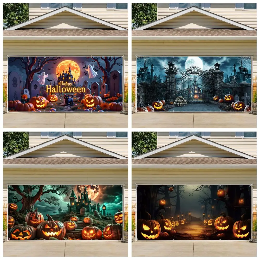 Halloween Garage Door Decoration Backdrop Banner Horror Pumpkin Skull Cemetery Large Hanging Photography Background Wall Decor
Halloween Garage Door Decoration Backdrop Banner Horror Pumpkin Skull Cemetery Large Hanging Photography Background Wall Decor
