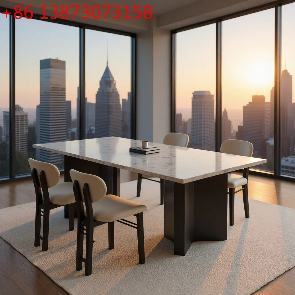 Italian Light Luxury Stainless Steel Dining Table Rectangular Modern Simple Hotel Home Living Room Dining Dining Table
Italian Light Luxury Stainless Steel Dining Table Rectangular Modern Simple Hotel Home Living Room Dining Dining Table