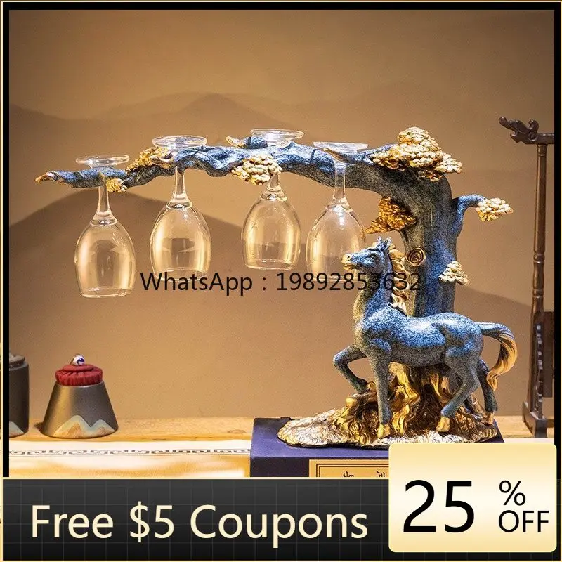 Light luxury high-end hanging goblet red wine glass holder upside-down household decoration ornament
Light luxury high-end hanging goblet red wine glass holder upside-down household decoration ornament