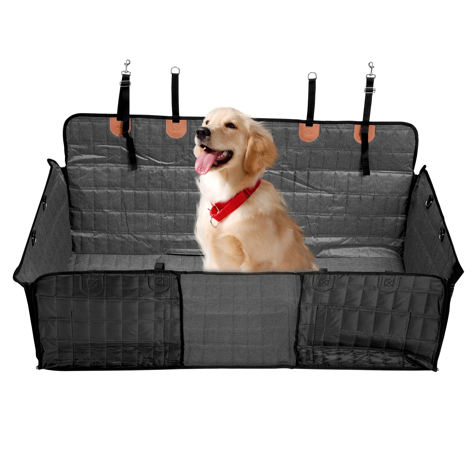 Чехол для собаки на заднее сиденье, водонепроницаемый сверхмощный гамак для собак с жестким дном, нескользящая защита для автомобильного сиденья, заднее сиденье
Чехол для собаки на заднее сиденье, водонепроницаемый сверхмощный гамак для собак с жестким дном, нескользящая защита для автомобильного сиденья, заднее сиденье
