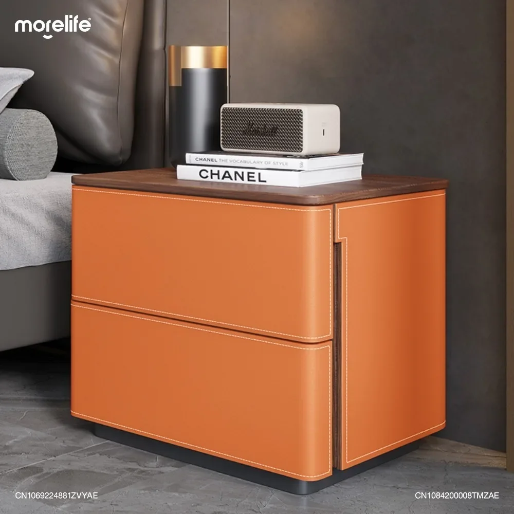 Modern Designer Solid Wood Storage Cabinet Bedroom Nightstands Minimalist Addle Leather Two Bucket Cabinet Bedside Table K01+
Modern Designer Solid Wood Storage Cabinet Bedroom Nightstands Minimalist Addle Leather Two Bucket Cabinet Bedside Table K01+
