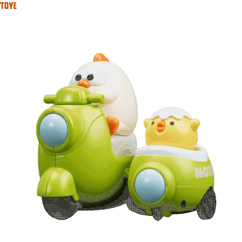 Cartoon Animal Design Press Tricycle Toy Creative Pull Back Fun Inertia Motor Friction Car Cute Chick Shape Soft Rubber Material
Cartoon Animal Design Press Tricycle Toy Creative Pull Back Fun Inertia Motor Friction Car Cute Chick Shape Soft Rubber Material