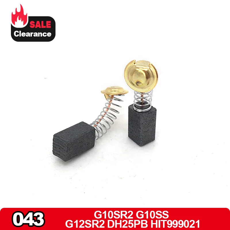 2pcs 21# Carbon Brush Replace For Hitachi HiKoki 999021 G10SR2 G10SS G12SR2 DH25PB Grinder Spare Parts Power Tool Accessories
2pcs 21# Carbon Brush Replace For Hitachi HiKoki 999021 G10SR2 G10SS G12SR2 DH25PB Grinder Spare Parts Power Tool Accessories