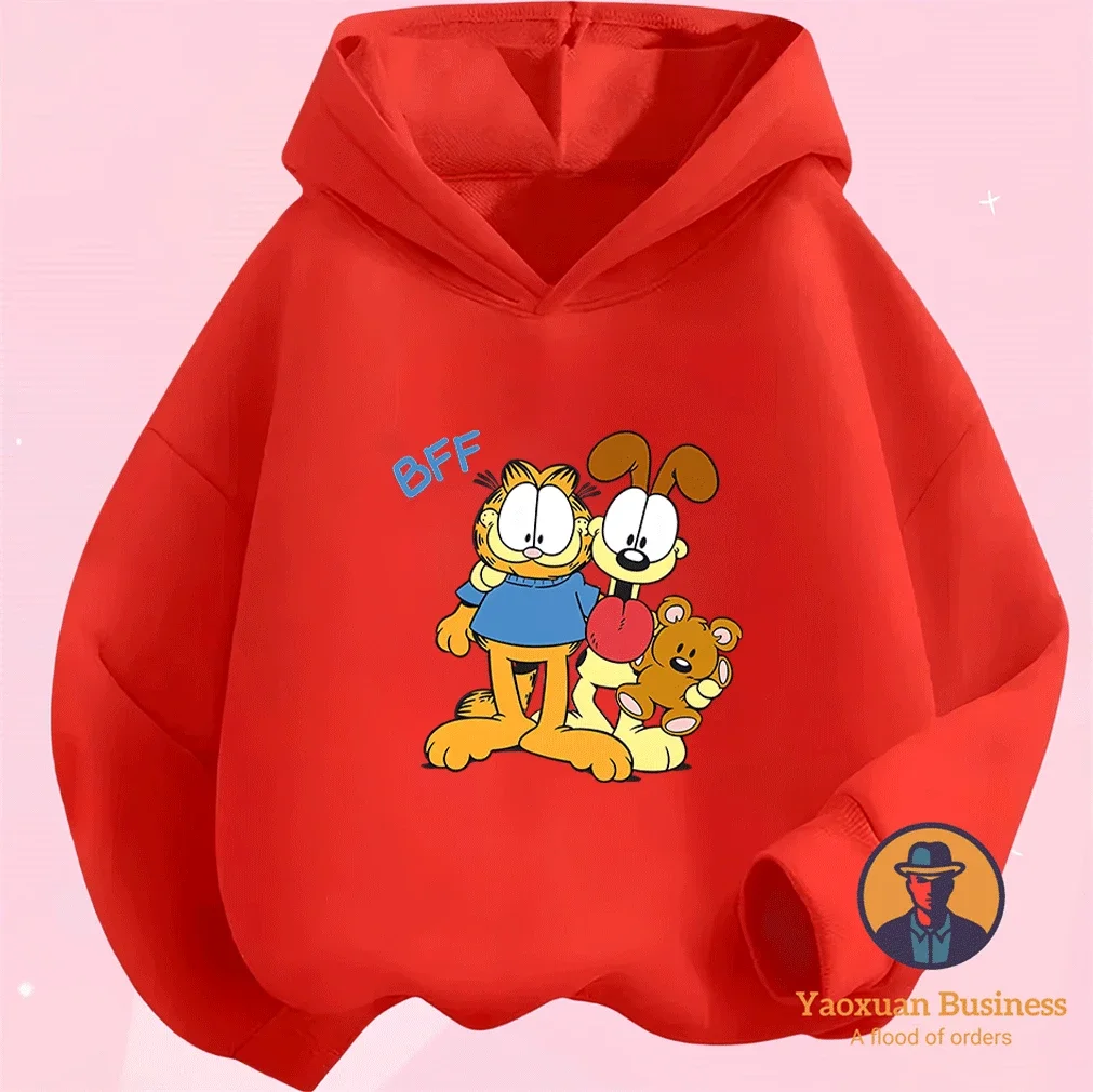 2026 Garfield Cotton Hoodie Cartoon Print Autumn Winter Fashion Kids Boys Girls 2-14Y Hot Sale
2026 Garfield Cotton Hoodie Cartoon Print Autumn Winter Fashion Kids Boys Girls 2-14Y Hot Sale