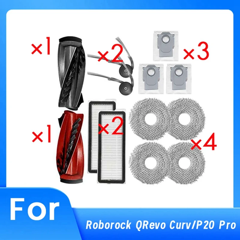 A21I-For Roborock Qrevo Curv/P20 Pro Sweeper Accessories Main Side Brush Filter Rag Dust Bag Cleaner Parts Replacement
A21I-For Roborock Qrevo Curv/P20 Pro Sweeper Accessories Main Side Brush Filter Rag Dust Bag Cleaner Parts Replacement
