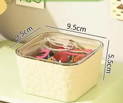 Large Capacity Hair Accessories Organizer Desktop Storage Box Plastic Multifunctional For Office Home Scrunchies Holder
Large Capacity Hair Accessories Organizer Desktop Storage Box Plastic Multifunctional For Office Home Scrunchies Holder