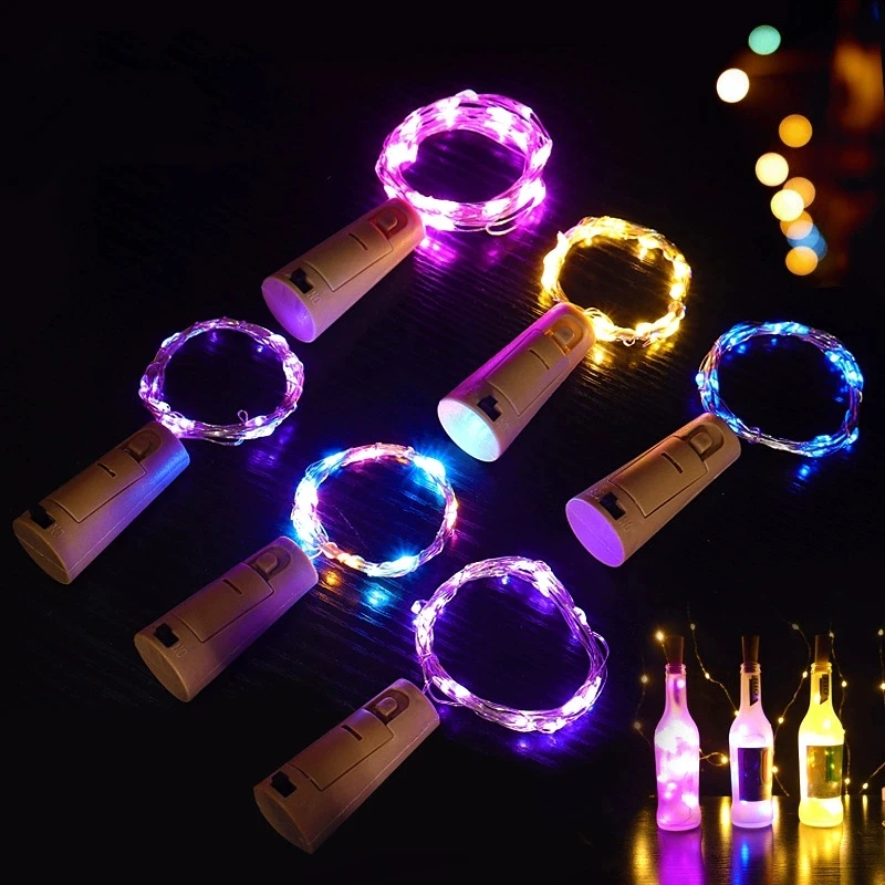 5pcs Wine Bottle String Light Includes Battery LED Copper Wire Fairy Lights DIY Cork Light For Birthday Wedding Xmas Decor Light
5pcs Wine Bottle String Light Includes Battery LED Copper Wire Fairy Lights DIY Cork Light For Birthday Wedding Xmas Decor Light