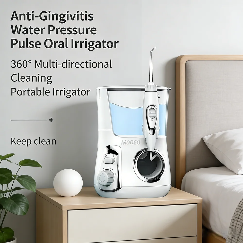 Профессиональный стоматологический водоструйный очиститель для дома, настольный 10-режимный ирригатор для полости рта с 5 насадками, спа-устройство для ухода за полостью рта для зубов и
Профессиональный стоматологический водоструйный очиститель для дома, настольный 10-режимный ирригатор для полости рта с 5 насадками, спа-устройство для ухода за полостью рта для зубов и