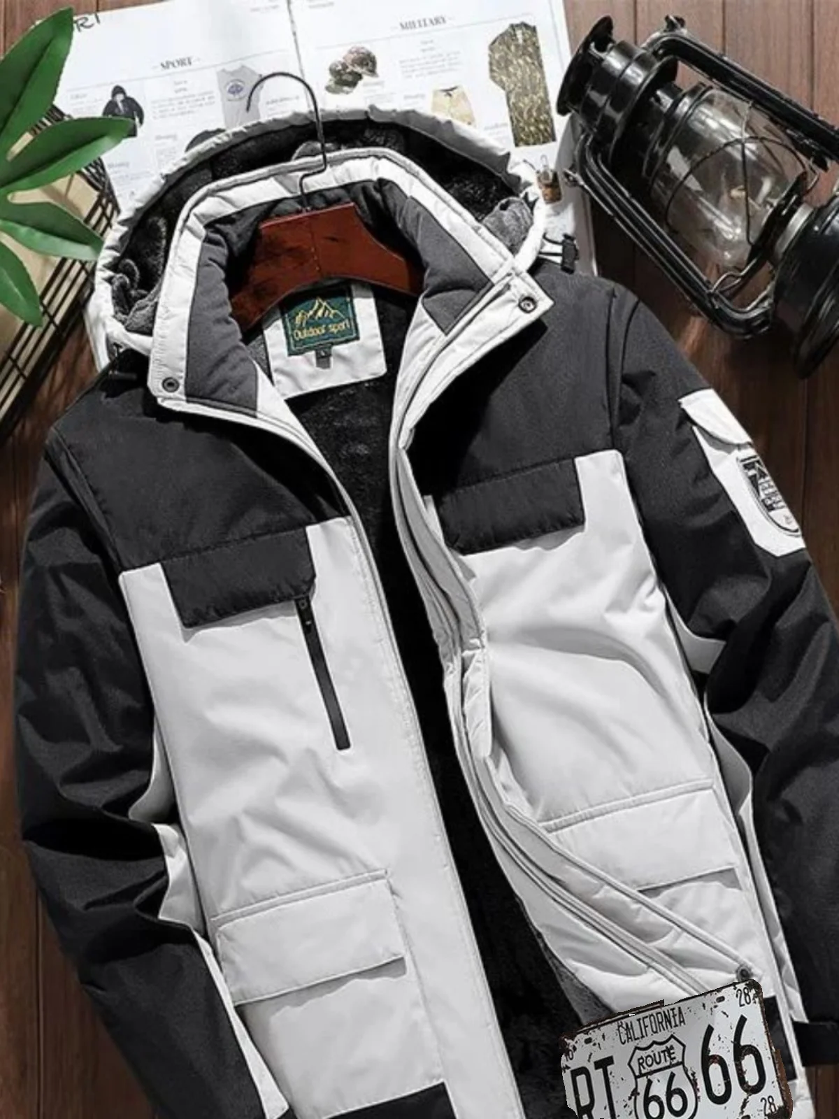 Men's Thiened Fce Lined Hooded Jaet Color Blo Design Windproof Autumn Winter Outerwear Youth Faion Zipper Closure
Men's Thiened Fce Lined Hooded Jaet Color Blo Design Windproof Autumn Winter Outerwear Youth Faion Zipper Closure