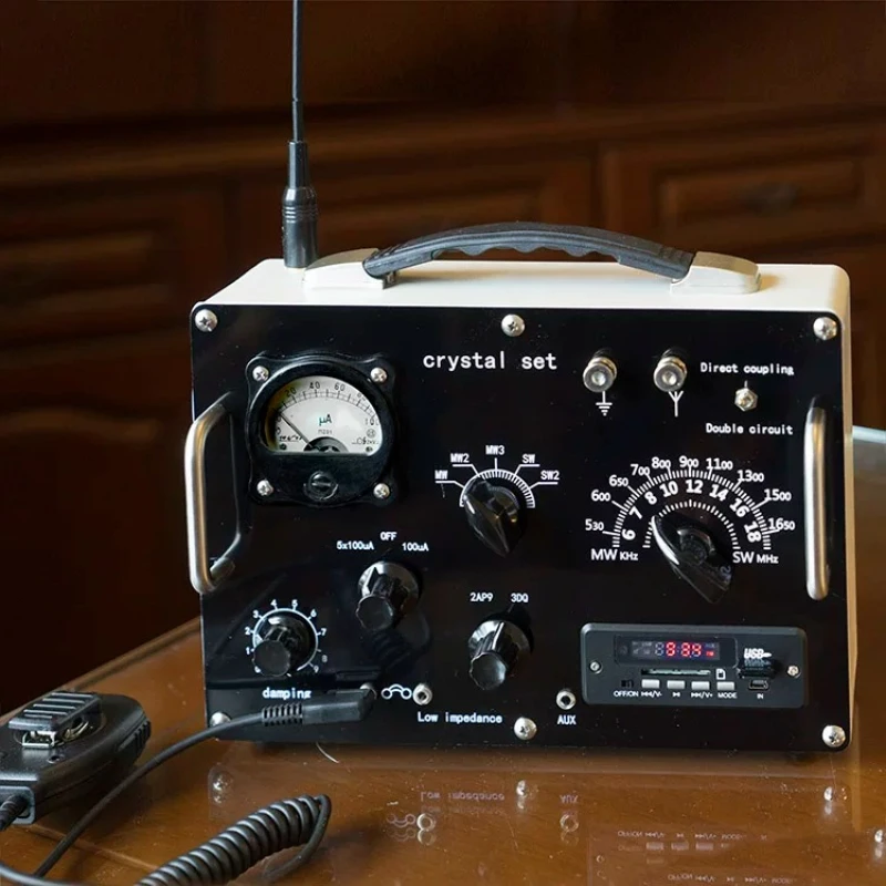 Ore radio, retro practical mining machine, medium and short wave ore radio
Ore radio, retro practical mining machine, medium and short wave ore radio