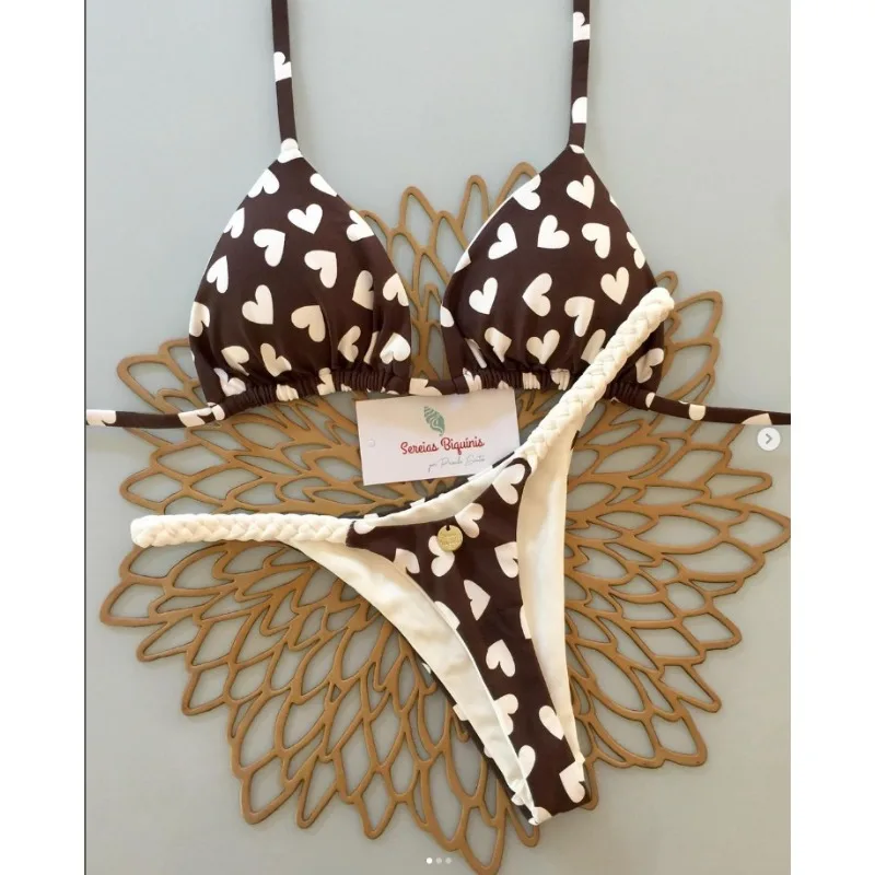 2026 New Sexy Prints Mciro Bikini Set Women Holiday Swimsuit Lace-up Swimwear 2 Piece Set Backless Biquine Brasileiro Beachwear
2026 New Sexy Prints Mciro Bikini Set Women Holiday Swimsuit Lace-up Swimwear 2 Piece Set Backless Biquine Brasileiro Beachwear